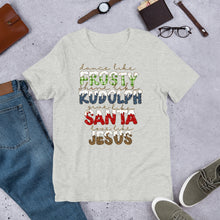Load image into Gallery viewer, Dance Like Frosty Love Like Jesus Unisex t-shirt