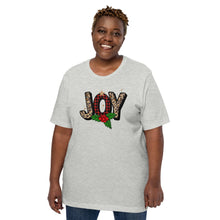 Load image into Gallery viewer, Joy (Leopard and Wreath) Unisex t-shirt