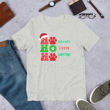 Load image into Gallery viewer, Have a Very Furry Christmas Ho-Ho-Ho Unisex t-shirt