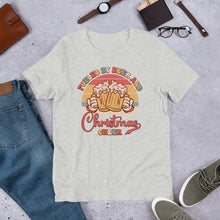 Load image into Gallery viewer, Fueled By Beer and Christmas Cheer Unisex t-shirt