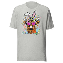Load image into Gallery viewer, Easter Highland Cow Unisex t-shirt
