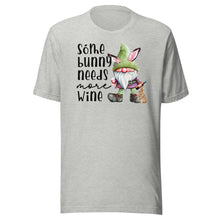 Load image into Gallery viewer, Some Bunny Needs More Wine Unisex t-shirt