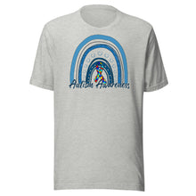 Load image into Gallery viewer, Autism Awareness Blue Rainbow Unisex t-shirt