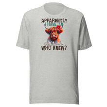 Load image into Gallery viewer, Apparently I Have A Bit Of An Attitude Unisex t-shirt