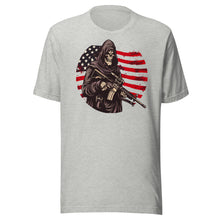 Load image into Gallery viewer, Patriotic Skeleton Soldier Unisex t-shirt