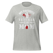 Load image into Gallery viewer, My Favorite Veteran My Mom Unisex t-shirt