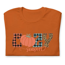 Load image into Gallery viewer, Plaid Cozy Season Unisex t-shirt