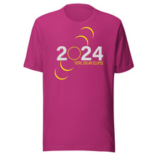 Load image into Gallery viewer, 2024 Total Solar Eclipse Unisex t-shirt