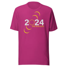 Load image into Gallery viewer, 2024 Total Solar Eclipse Unisex t-shirt