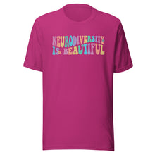 Load image into Gallery viewer, Neurodiversity Is Beautiful Pastel Unisex t-shirt