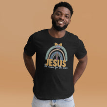 Load image into Gallery viewer, Jesus is the Reason for the Season Rainbow Unisex t-shirt