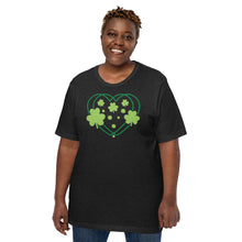 Load image into Gallery viewer, Shamrocks And Hearts Unisex t-shirt