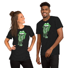 Load image into Gallery viewer, Green Leopard Lips Unisex t-shirt
