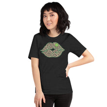 Load image into Gallery viewer, Irish Leopard Lips Unisex t-shirt