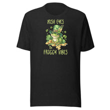 Load image into Gallery viewer, Irish Eyes Froggy Vibes Unisex t-shirt