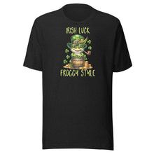 Load image into Gallery viewer, Irish Luck Froggy Style Unisex t-shirt
