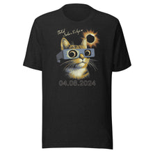 Load image into Gallery viewer, Cat With Glasses Eclipse Unisex t-shirt