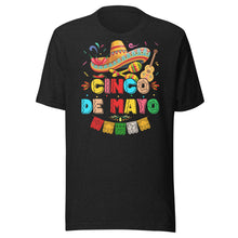 Load image into Gallery viewer, Cinco de Mayo Bright Sombrero Unisex t-shirt