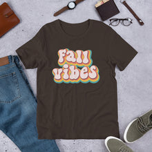 Load image into Gallery viewer, Fall Vibes Retro Unisex t-shirt