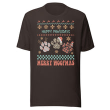 Load image into Gallery viewer, Happy Pawlidays Unisex t-shirt