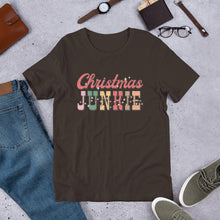 Load image into Gallery viewer, Christmas Junkie Unisex t-shirt