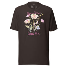 Load image into Gallery viewer, Give Grace, Jesus Did (Wildflowers) Unisex t-shirt