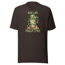 Load image into Gallery viewer, Irish Luck Froggy Style Unisex t-shirt