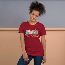 Load image into Gallery viewer, Peace Love Fall Unisex t-shirt