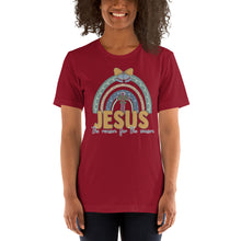 Load image into Gallery viewer, Jesus is the Reason for the Season Rainbow Unisex t-shirt