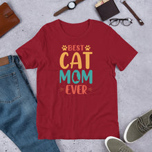 Load image into Gallery viewer, Best Cat Mom Ever Unisex t-shirt