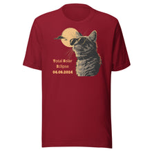 Load image into Gallery viewer, Total Solar Eclipse Cat Unisex t-shirt