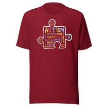 Load image into Gallery viewer, Autism Puzzle Words Unisex t-shirt