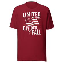 Load image into Gallery viewer, United We Stand Divided We Fall Unisex t-shirt