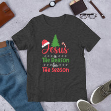 Load image into Gallery viewer, Jesus is the Reason for the Season (Bright) Unisex t-shirt