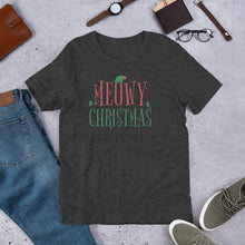 Load image into Gallery viewer, Meowy Christmas Unisex t-shirt