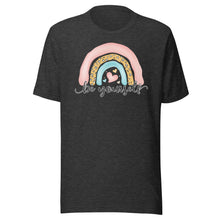 Load image into Gallery viewer, Be Yourself Pastel Rainbow Unisex t-shirt