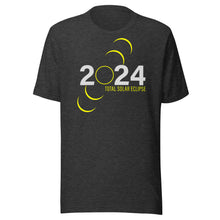Load image into Gallery viewer, 2024 Total Solar Eclipse Unisex t-shirt