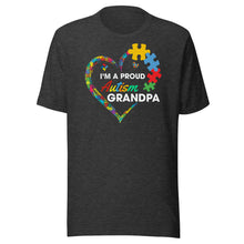 Load image into Gallery viewer, I’m A Proud Autism Grandpa Unisex t-shirt