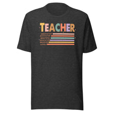 Load image into Gallery viewer, Teacher Words Unisex t-shirt