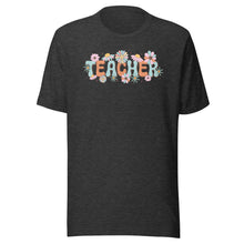 Load image into Gallery viewer, Teacher Retro Flowers Unisex t-shirt