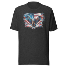 Load image into Gallery viewer, Patriotic Eagle and Flag Unisex t-shirt