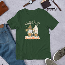 Load image into Gallery viewer, Thankful for My Gnomies Unisex t-shirt (Dark Colors)