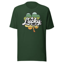 Load image into Gallery viewer, Lucky Retro Shamrock Unisex t-shirt