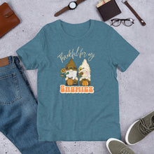 Load image into Gallery viewer, Thankful for My Gnomies Unisex t-shirt (Dark Colors)