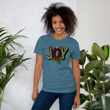 Load image into Gallery viewer, Joy (Leopard and Wreath) Unisex t-shirt