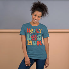 Load image into Gallery viewer, Holly Jolly Dog Mom Unisex t-shirt