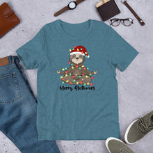 Load image into Gallery viewer, Merry Slothmas Unisex t-shirt