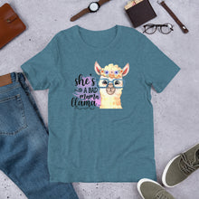 Load image into Gallery viewer, She’s a Bad Mama Llama Unisex t-shirt