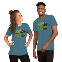 Load image into Gallery viewer, Snacks, Commercials, and Half-Time Unisex t-shirt