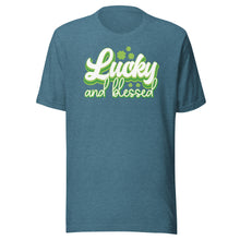 Load image into Gallery viewer, Lucky And Blessed Unisex t-shirt